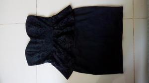 Vestido Top Negro