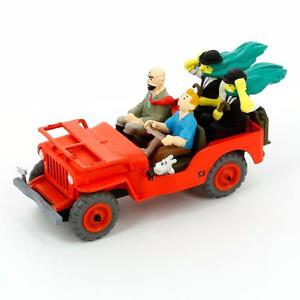 Campero Jeep Willys Comic Tintin Esc 1/43