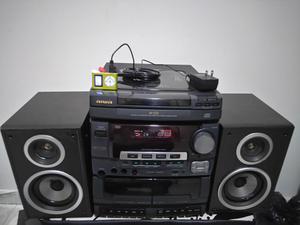 Equipo Sonido Minicomponente Aiwa Nsx333 Reproductor Mp3 Sd