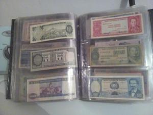 Colección de billetes de Centro y Sur América.