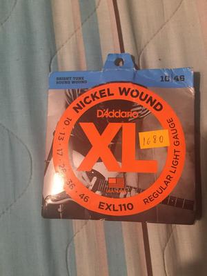 Cuerdas Guitarra Eléctrica D'addario