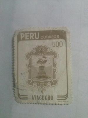 Estampilla Del Peru