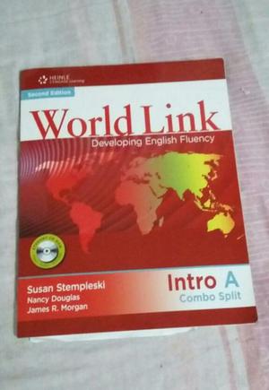 Libro de Ingles, World Link, con Cd.