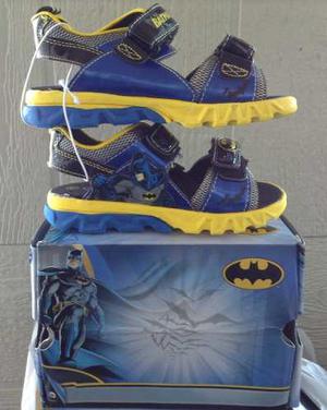 Sandalias De Niño Marca Batman Talla Usa 11 Miden 17 Cms