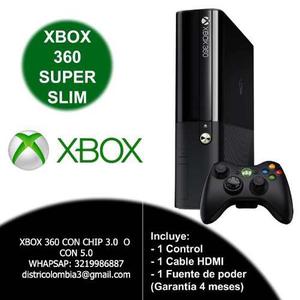 Xbox 360 Slim 4g, Un Control Con Chip Programado