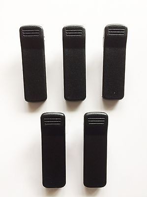 5 X Largo Pinza De Cinturón Para Walkie Talkie De Motorola