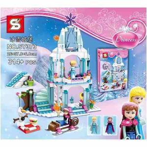 Frozen El Brillante Castillo Compatible C/lego Envio Gra Ajd