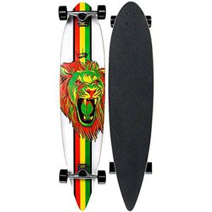 Krown Pato De León Rasta Longboard Completo, 9x43 Pulgadas