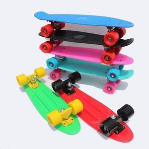 Patineta Tabla Colores Skate Mini Longboard Niños 55cm