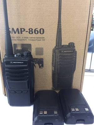 Radio Motorola Smp 860 Con Dos Baterías Original