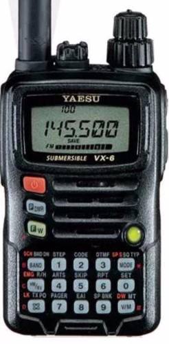 Radiotelefono Yaesu Vx-6r Vhf Uhf Sumergible Entrega 10dia
