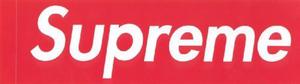 Supreme Store Red Box Logo Clothing Sticker - Nyc Store