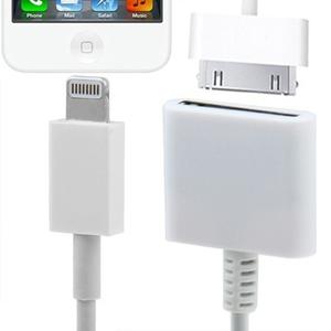 Adaptador Cable Hembra A Macho Iphone/ipad/ipod Blanco