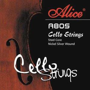 Encordado Para Cello Alice A805 Cuerdas Acero Violinchelo
