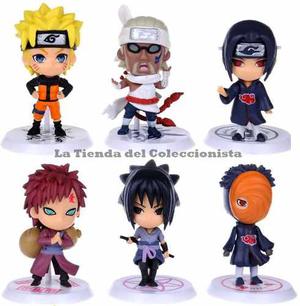 Naruto Colección De Figuras 6 Personajes 6 Cms Anime
