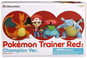 Pokémon Red Charizard Blastoise Venusaur Set X 4 Figuras