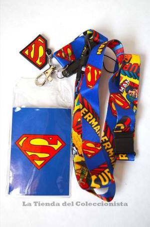 Porta Carnet Porta Identificacion Superman Importado