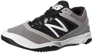 Zapato De Béisbol New Balance Hombres Gris Negro 10,5