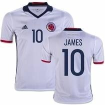 Camiseta Selección Colombia  James #10 Original Blanca