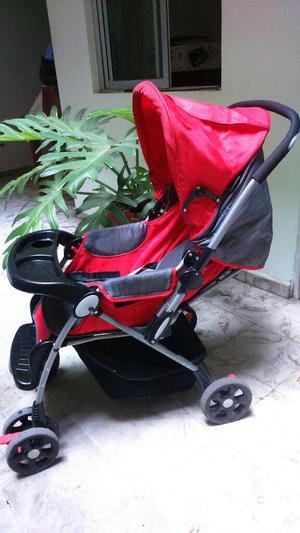 Coche Gris con Rojo