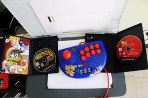 Control Ps2 Dragonball Z Arcade +2 Juegos Originales