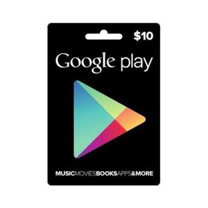 Google Play 10 Usd Tarjeta Gift Codigo