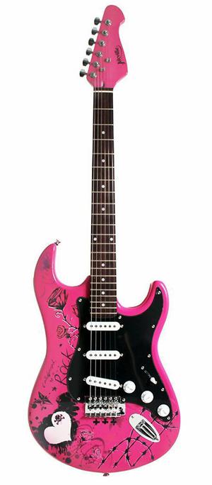 Guitarra Eléctrica Jaxville Pink Punk