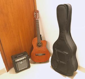 Guitarra Electro Acustica Y Amplificador