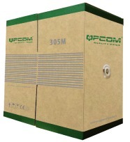Caja De Cable Categoria 6 Qpcom 100% Cobre
