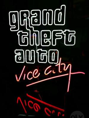 Neon Grand Thef Auto Vice City