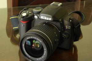 Camara Nikon D40, lente  nuevo.