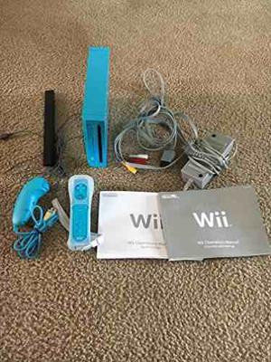 Consola Nintendo Wii Azul