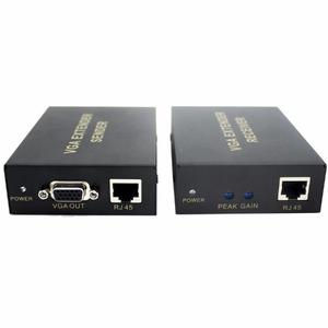 Extensor Vga Video Y Audio Por Cable Utp Hasta 300 Metros