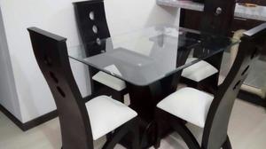 Juego de Comedor de 4 Puestos