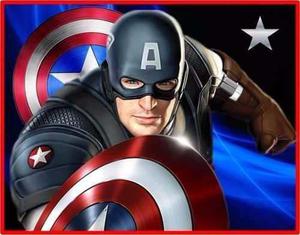 Kit Imprimible Capitan America Candy Bar Golosinas Tarjetas