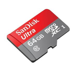 Nueva Memoria Sandisk Ultra 64gb Micro Sd Clase 10 Full Hd