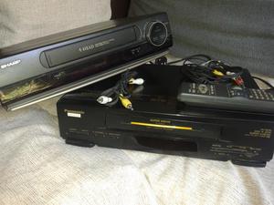 VHS Panasonic y Sharp