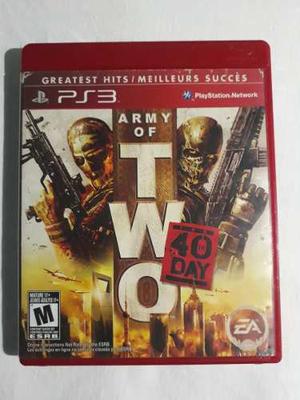 Army Of Two 40 Days Ps3 Fisico!