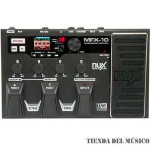 Pedalera Multiefectos Nux Mfx-10 Para Guitarra Electrica