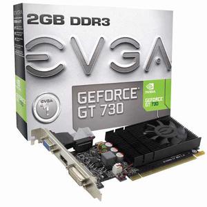 Tarjeta De Video Nvidia Geforce Gt 730 Evga 2gb Ddr3 Pci Exp