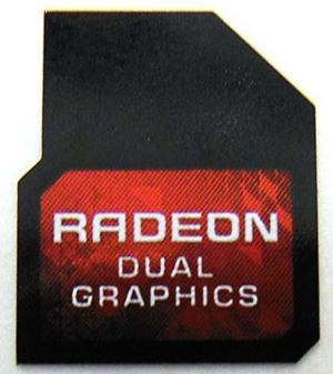 Tarjeta Etiqueta Engomada Original Amd Radeon Dual Graphics