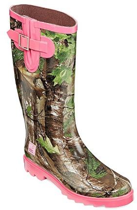 Botas Caucho Camufladas Realtree Pink