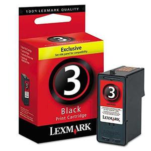 Lex18c Cartucho De Tinta Negra Lexmark No. 3 W18