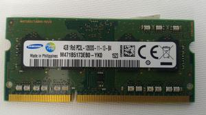 Memoria Ram 4GB SODIMM DDR3 1Rx8 PC3L S B4 Samsung