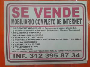 Remato Mobiliario de Cafe Internet