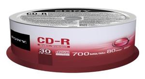 Sony 30crm80sp 30-pack Cd-r Music Spindle
