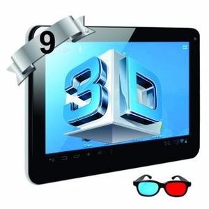 Tablet Negra 3g Dual Sim Colores Gafas 3d 9 Quad Core