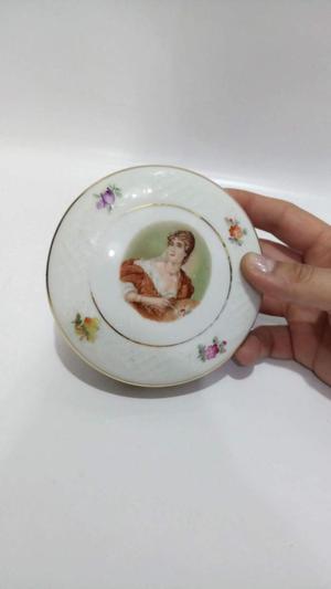 Cofre Joyero Antiguo en Porcelana Bavari