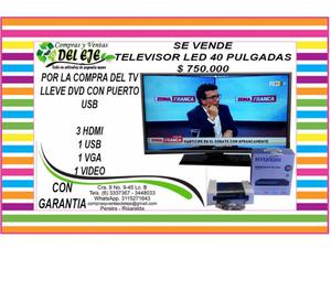 TELEVISOR LED 40 PULGADAS