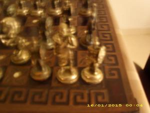 juego ajedres de soldados y figuras traido de grecia le